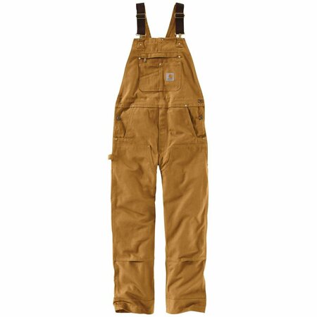 CARHARTT Dk Bib Ovrlls - Brwn, W42L36 102776-211W42L36